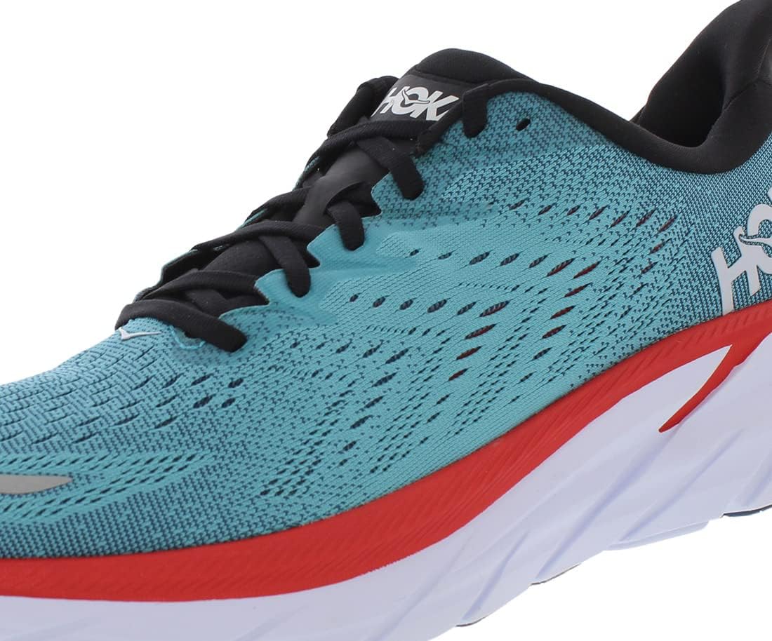 HOKA ONE ONE Clifton 8 Mens Shoes Size 10.5, Color: Real Teal/Aquarelle