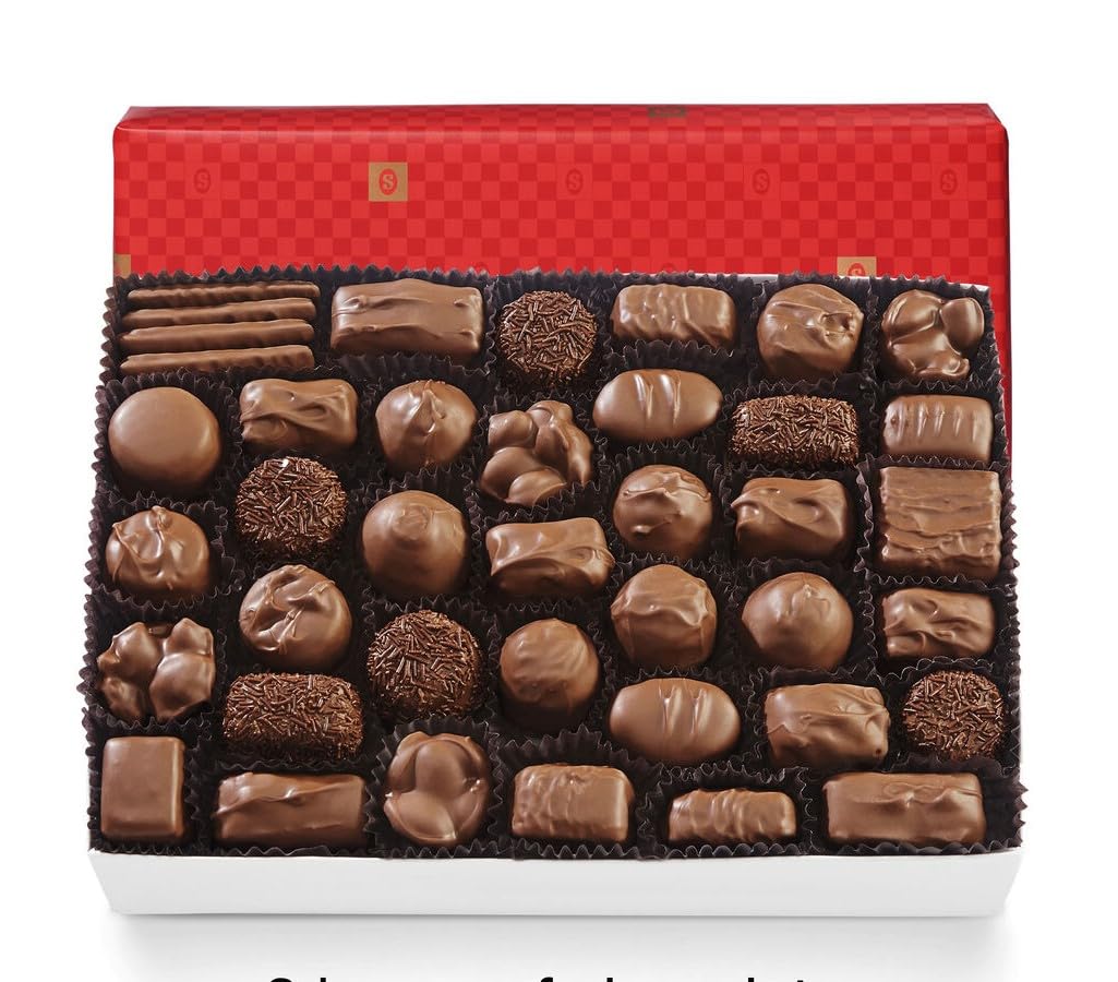 See's Candies Assorted Chocolates (1 Pound (Pack of 1), White Gift Wrap)