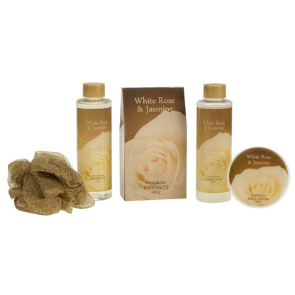 White Rose Jasmine Spa Set For Women body set