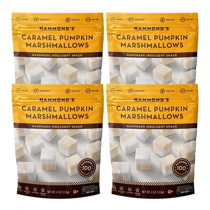 Hammond’s Candies Gourmet Marshmallows – Strawberry Creme | Great for Snacking, Hot Chocolate, S’mores, Baking | Gluten-Free, Kosher, Handcrafted in the USA | 2 Pack
