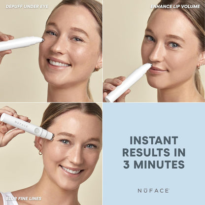 NuFACE FIX Starter Kit – Line Smoothing Device for Eyes, Mouth and Forehead, Blur Lines and Enhance Lip Fullness