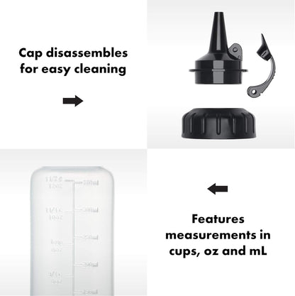 OXO Chef's Condiment Squeeze Bottles (Pack of 3) - Medium 12 oz