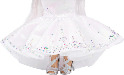 Rainbow High Holiday Edition Collector Doll 11"- 2022 Roxie Grand Posable Fashion Doll with Multicolor Hair, in Diamond & Iridescent Designer Gown Including Premium Doll Accessories. Great Gift