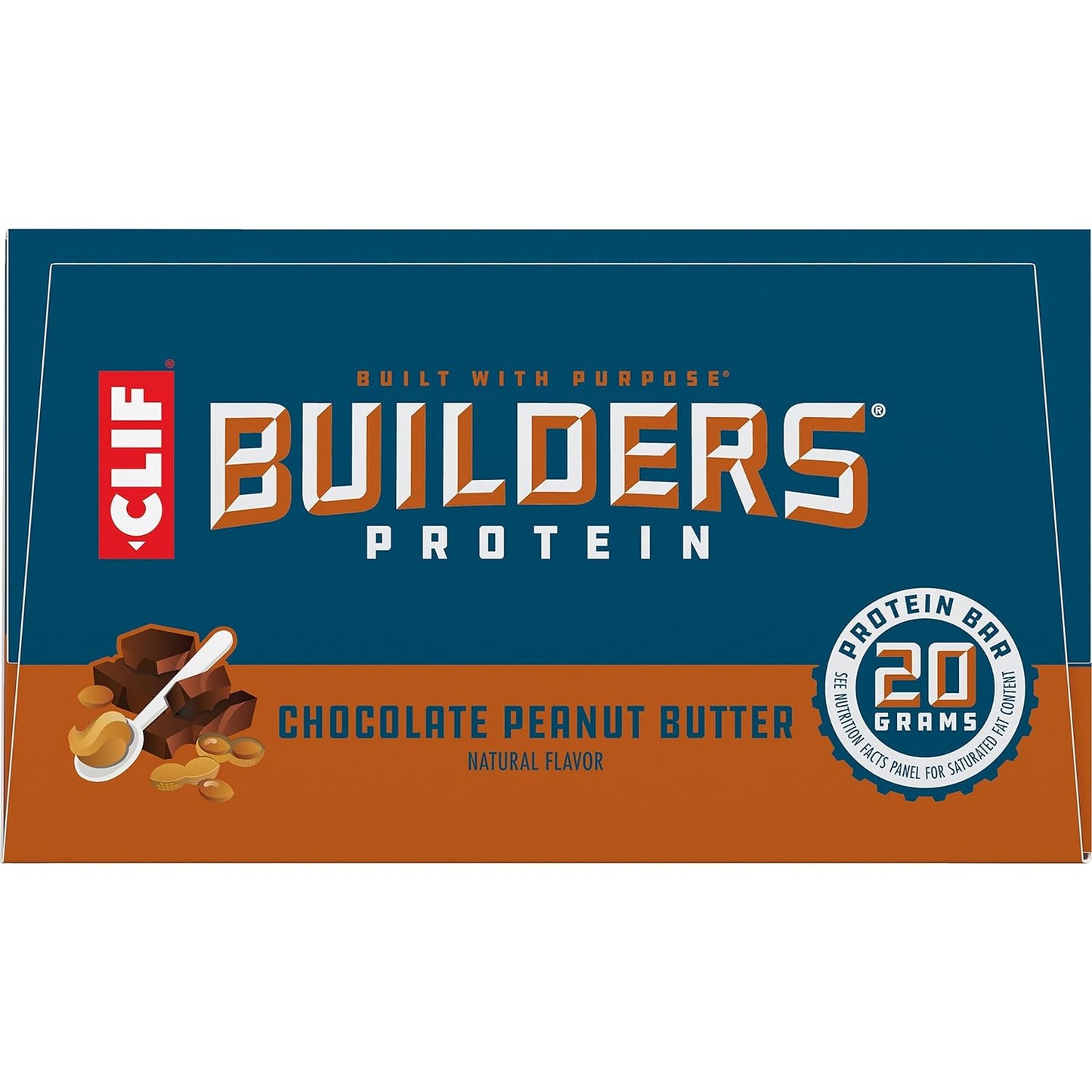 CLIF Builders - Chocolate Peanut Butter Flavor 2.4 oz. (12 Pack)
