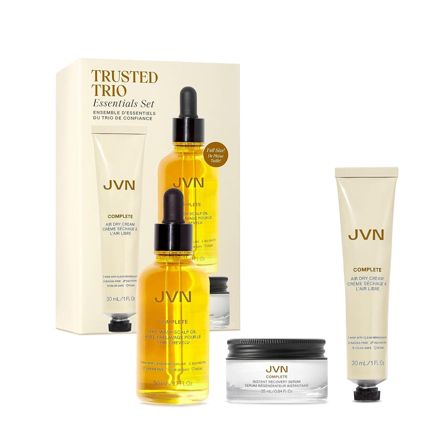 JVN Trusted Trio Essentials Set Travel