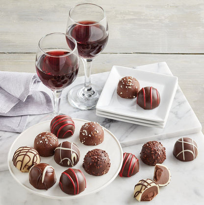 Harry & David Signature Chocolate Truffles Gift Box (24 assorted truffles; 1 Pound box)