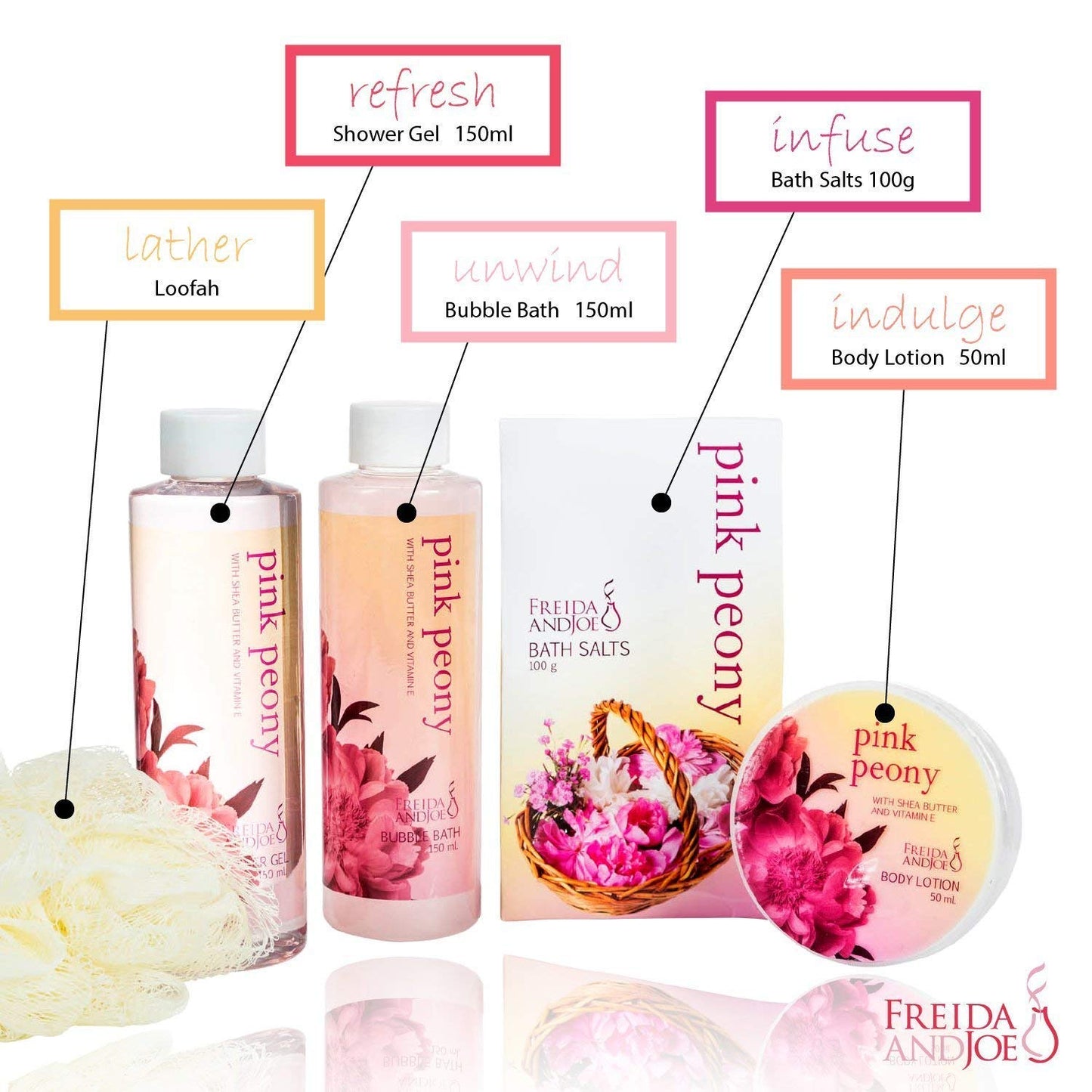 White Rose Jasmine Spa Set For Women body set