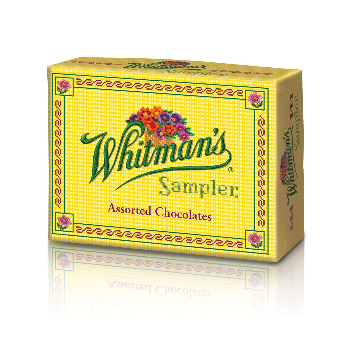 Russell Stover Whitman's Sampler Chocolate Box Assortment Box, An Assortment of Nutty, Chewy, Creamy Crispy Milk Chocolate Covered Candies and Dark Chocolate Covered Candies, 24 Ounce