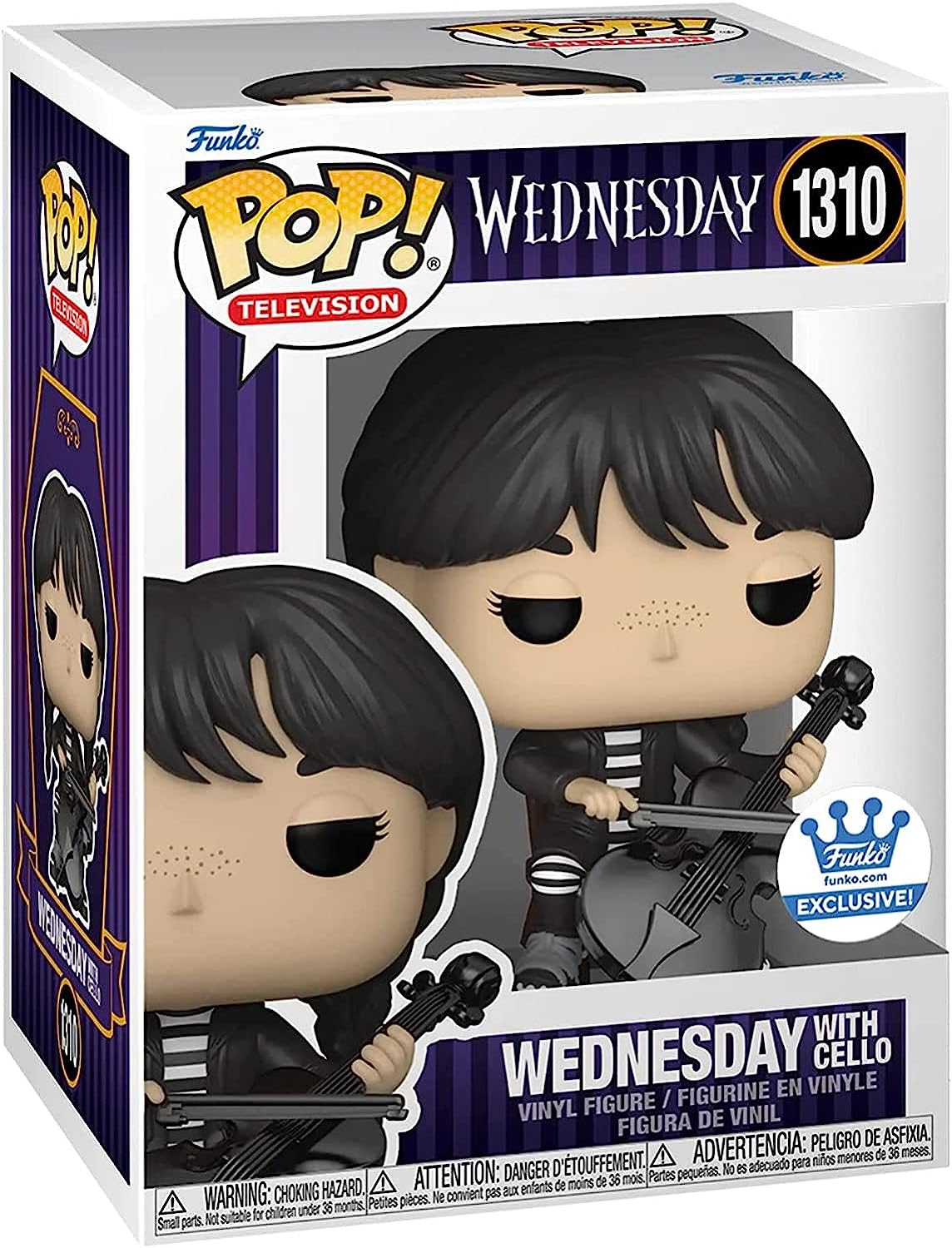Funko POP Television! Wednesday - Wednesday with Cello (Exclusive) Black