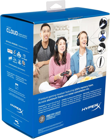 HyperX Cloud - Official PlayStation Licensed Gaming Headset for PS4 and PS5