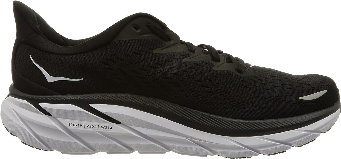 HOKA ONE ONE Women's Running Shoes, Black White, 7 US
