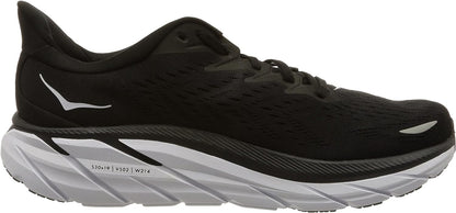 HOKA ONE ONE Women's Running Shoes, Black White, 7 US
