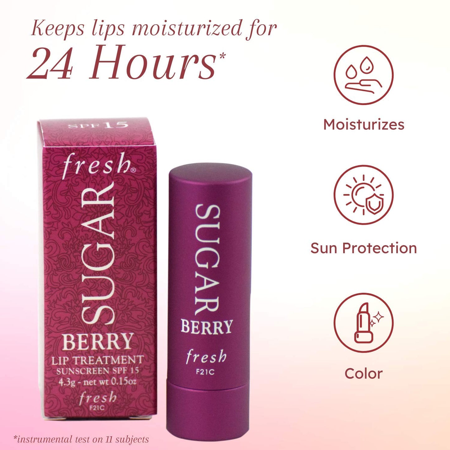 Fresh Sugar Lip Treatment SPF 15, 0.15 Ounce