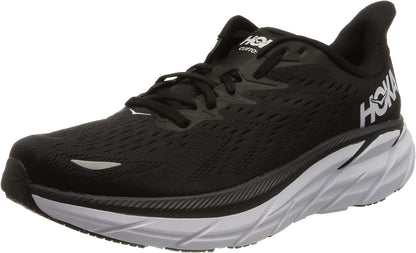 HOKA ONE ONE Women's Running Shoes, Black White, 7 US