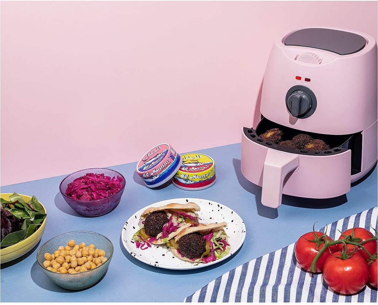 Bella 2-Quart Electric Air Fryer, Pink Matte