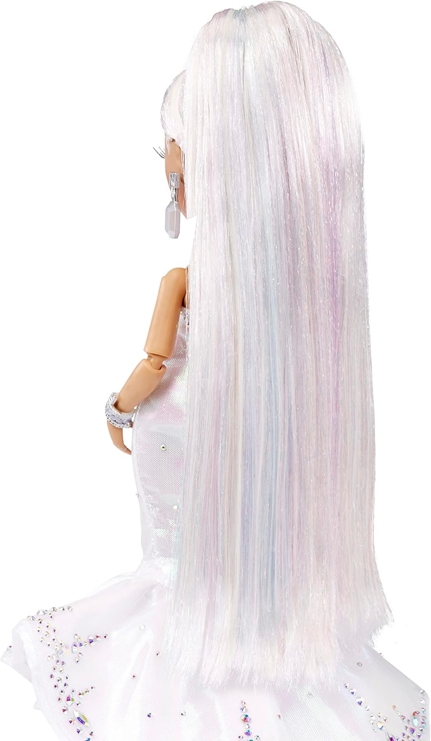 Rainbow High Holiday Edition Collector Doll 11"- 2022 Roxie Grand Posable Fashion Doll with Multicolor Hair, in Diamond & Iridescent Designer Gown Including Premium Doll Accessories. Great Gift