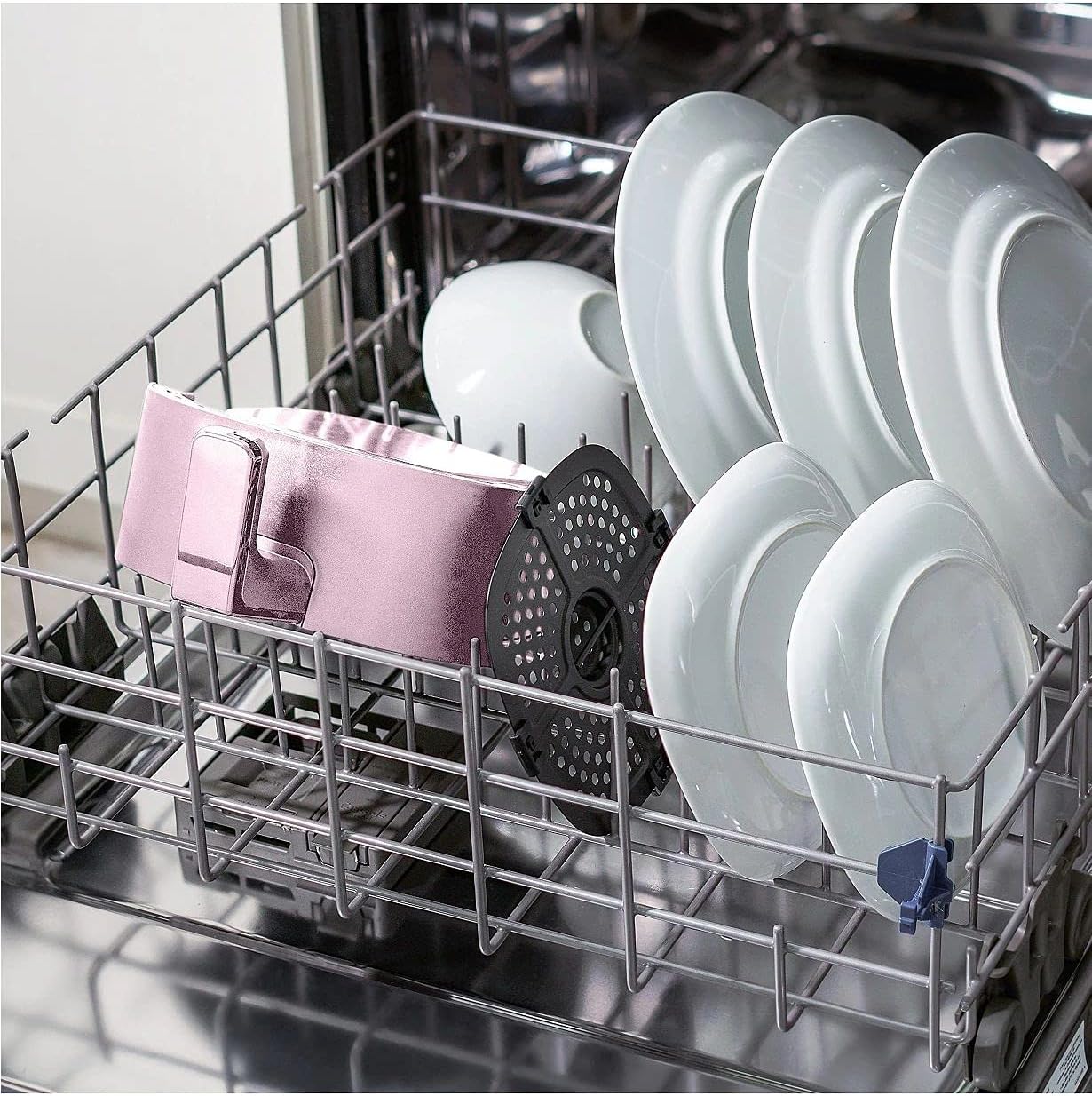 Bella 2-Quart Electric Air Fryer, Pink Matte