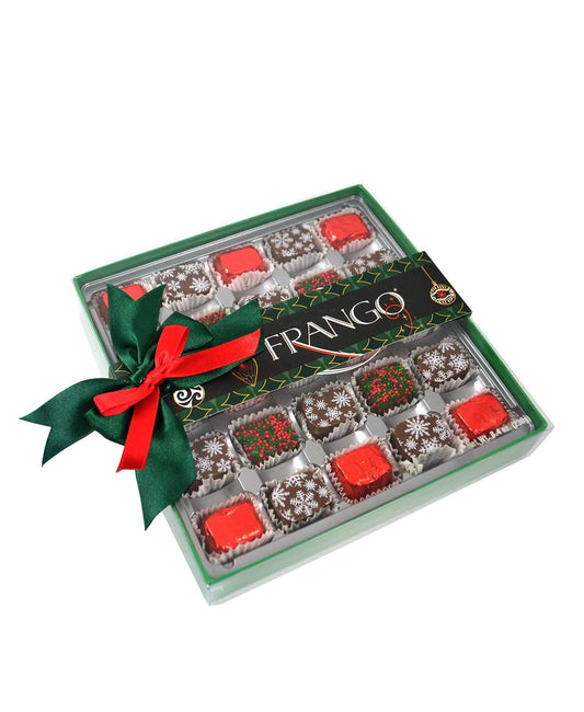 Frango Chocolate, 25 Piece Holiday Decorated Milk Mint