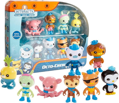 Fisher-Price Y9297 - Octonauts 8 Figure Playset - Octo-Crew Figurine Set