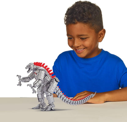 MonsterVerse MNG10000 Godzilla vs Kong 7" Deluxe Figures with Sounds-Battle Roar Mechagodzilla, Multi Colour, 7 Inch