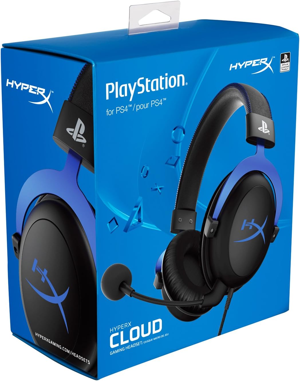 HyperX Cloud - Official PlayStation Licensed Gaming Headset for PS4 and PS5