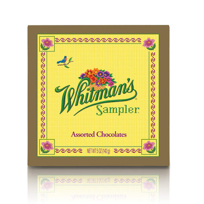Russell Stover Whitman's Sampler Chocolate Box Assortment Box, An Assortment of Nutty, Chewy, Creamy Crispy Milk Chocolate Covered Candies and Dark Chocolate Covered Candies, 24 Ounce