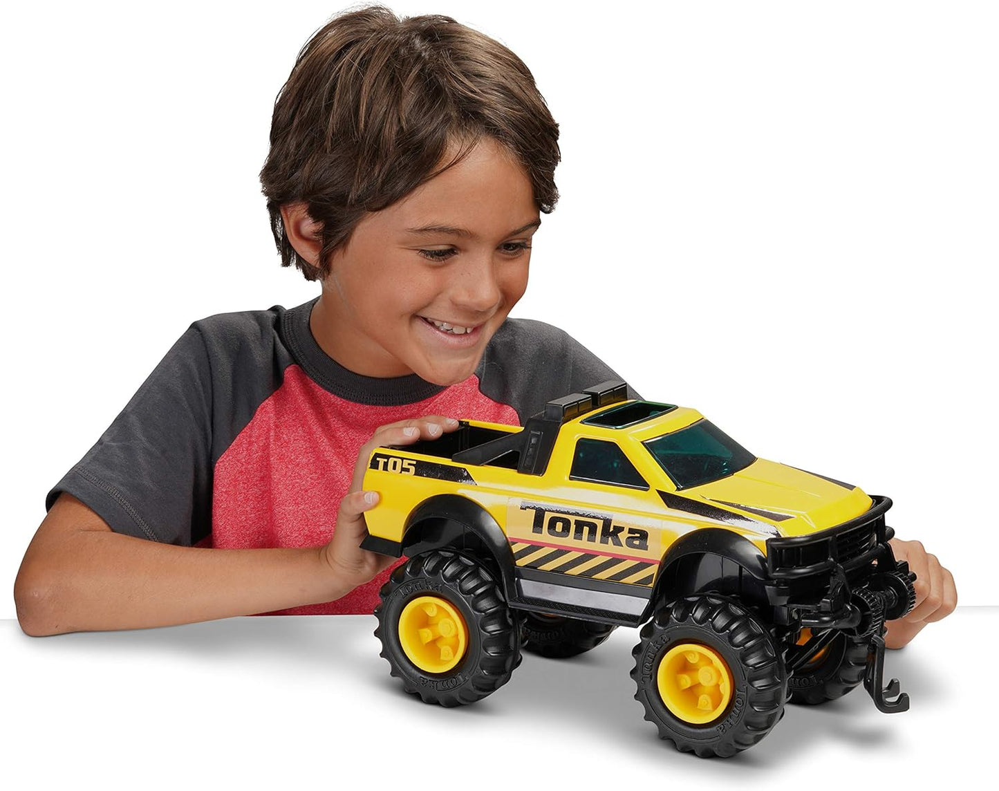 Funrise Tonka Steel 4x4 Pickup Truck Vehicle, Yellow