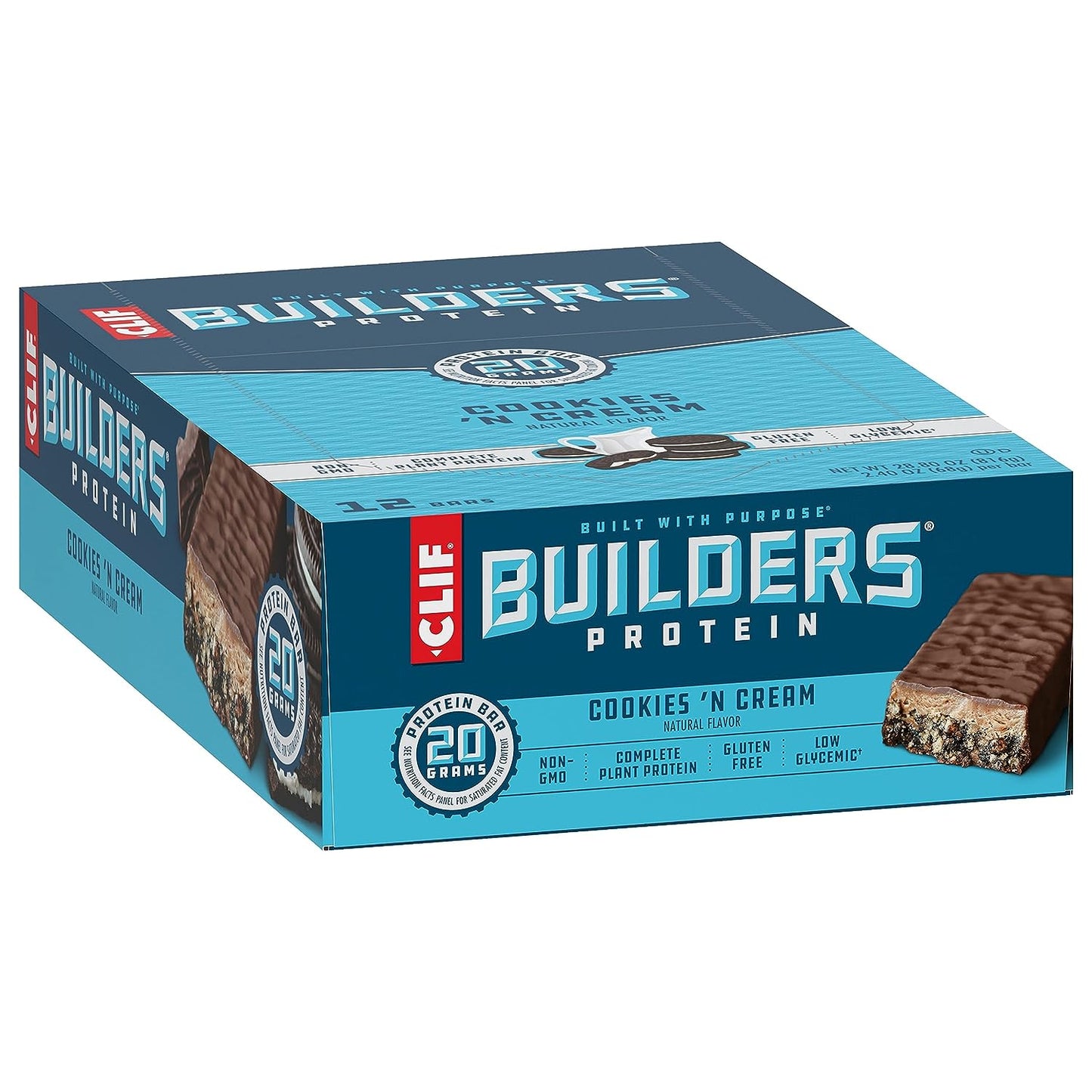 CLIF Builders - Chocolate Peanut Butter Flavor 2.4 oz. (12 Pack)