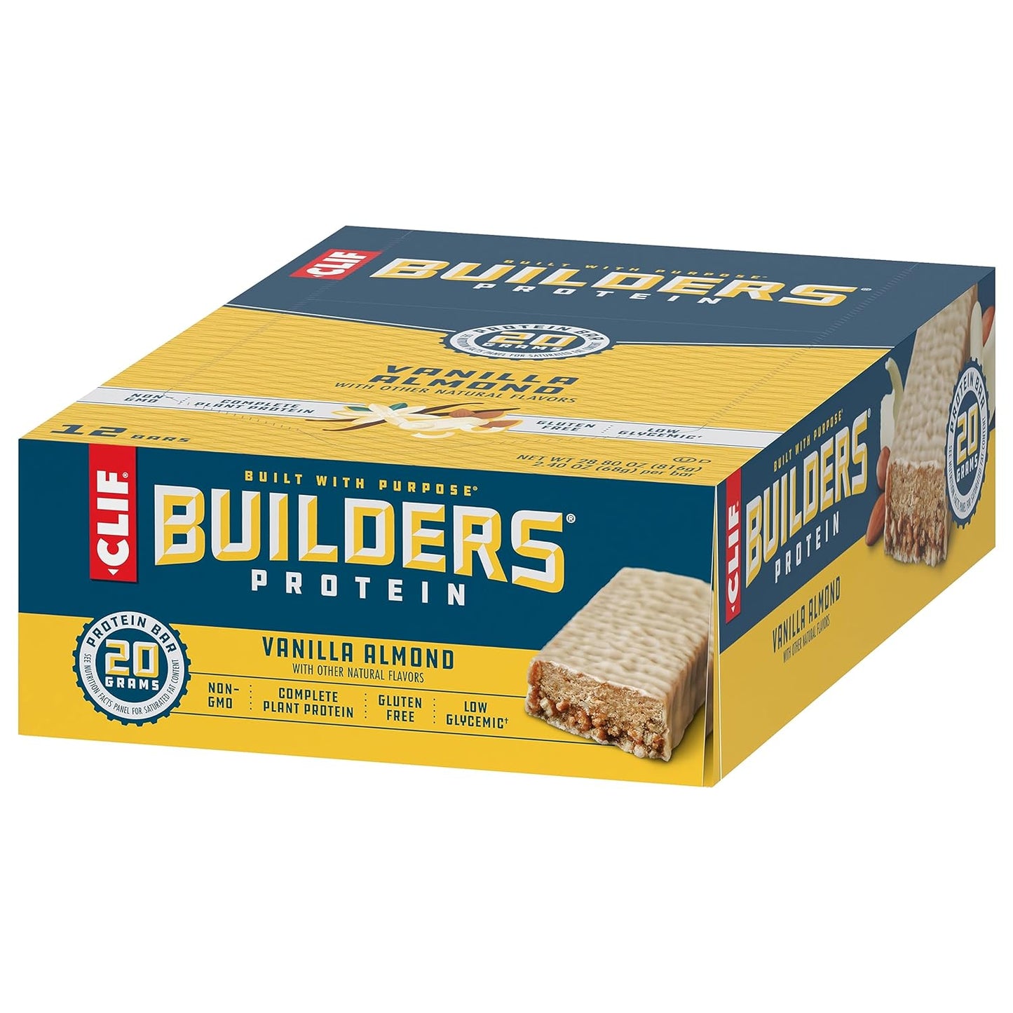 CLIF Builders - Chocolate Peanut Butter Flavor 2.4 oz. (12 Pack)
