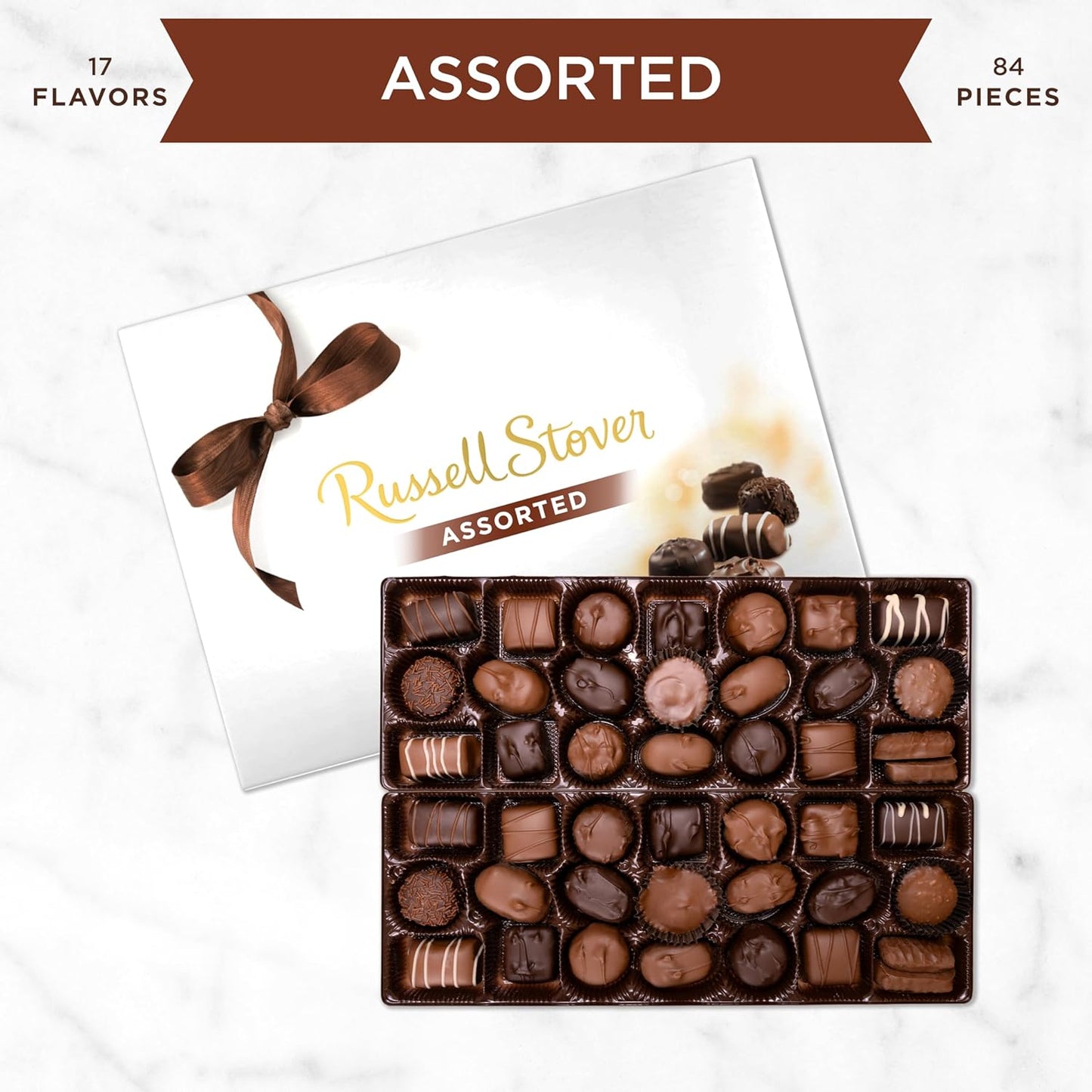 Russell Stover Assorted Chocolates, 16 oz. Box
