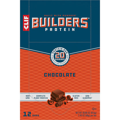 CLIF Builders - Chocolate Peanut Butter Flavor 2.4 oz. (12 Pack)