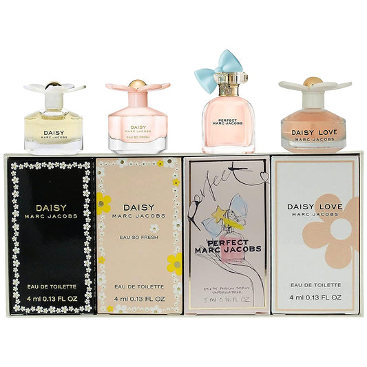 Marc Jacobs 4 Pieces for Women Mini Gift Set, 0.55 Ounce
