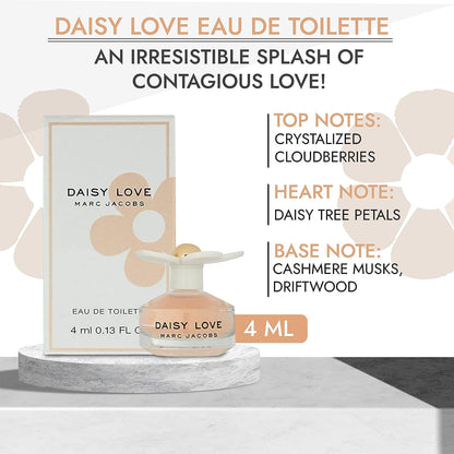 Marc Jacobs 4 Pieces for Women Mini Gift Set, 0.55 Ounce