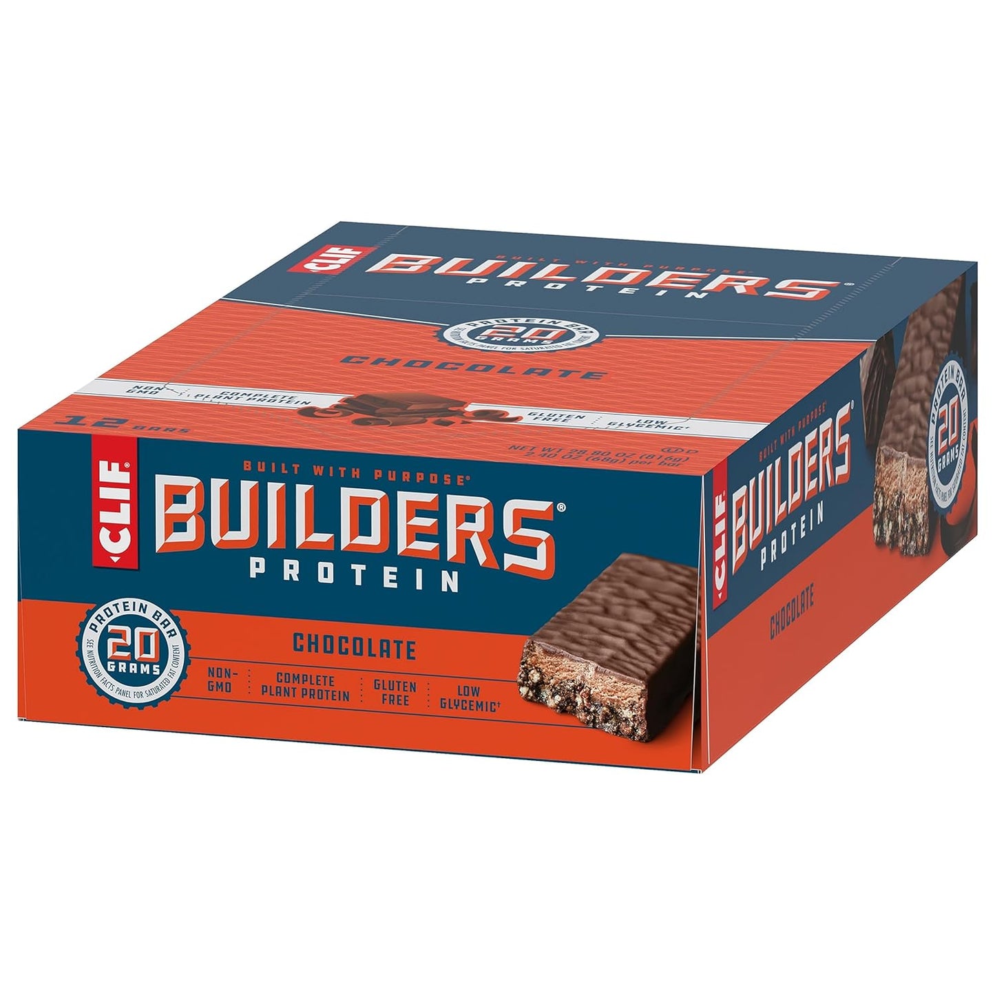 CLIF Builders - Chocolate Peanut Butter Flavor 2.4 oz. (12 Pack)