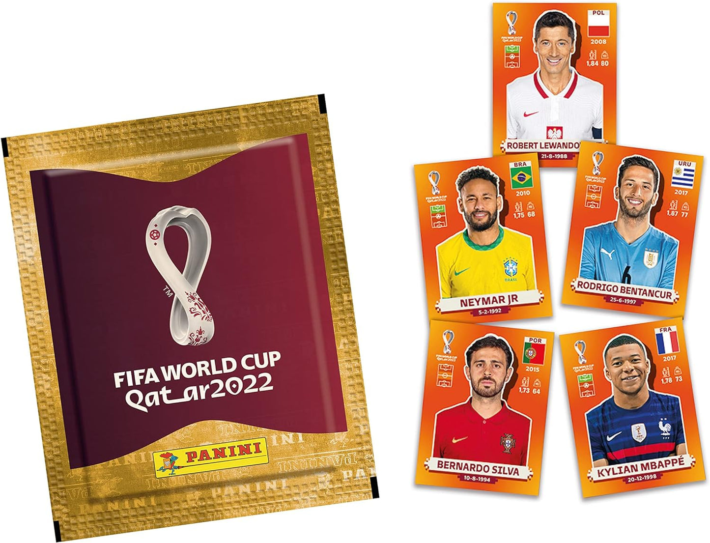 Panini Official FIFA World Cup Qatar 2022 Two Sticker Boxes (500 Stickers Total)