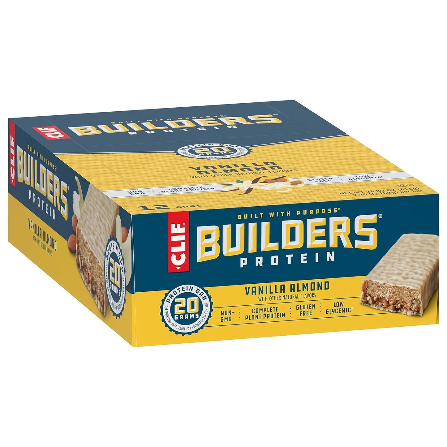 CLIF Builders - Chocolate Peanut Butter Flavor 2.4 oz. (12 Pack)