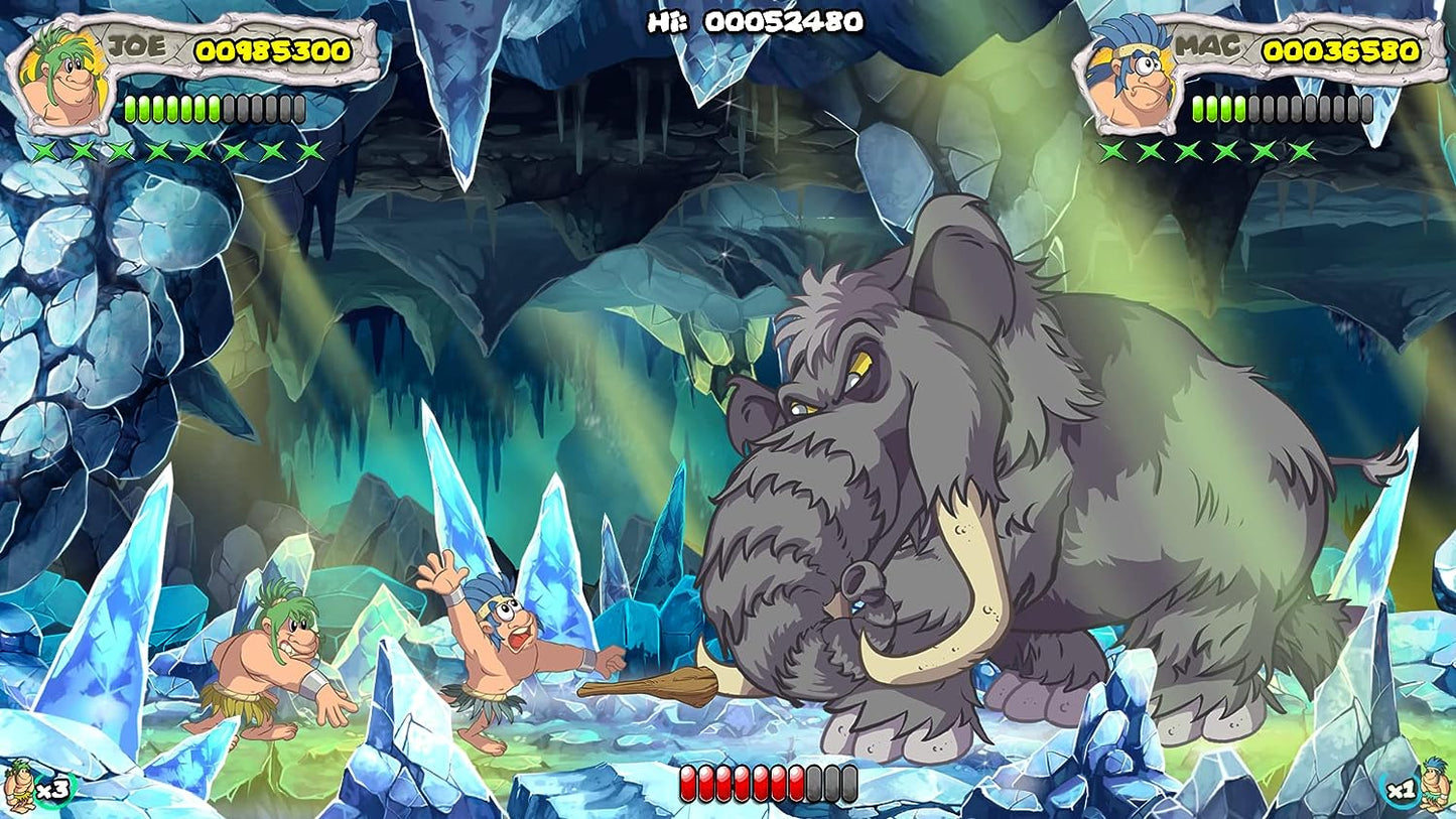 New Joe and Mac: Caveman Ninja - T-Rex Edition (NSW)