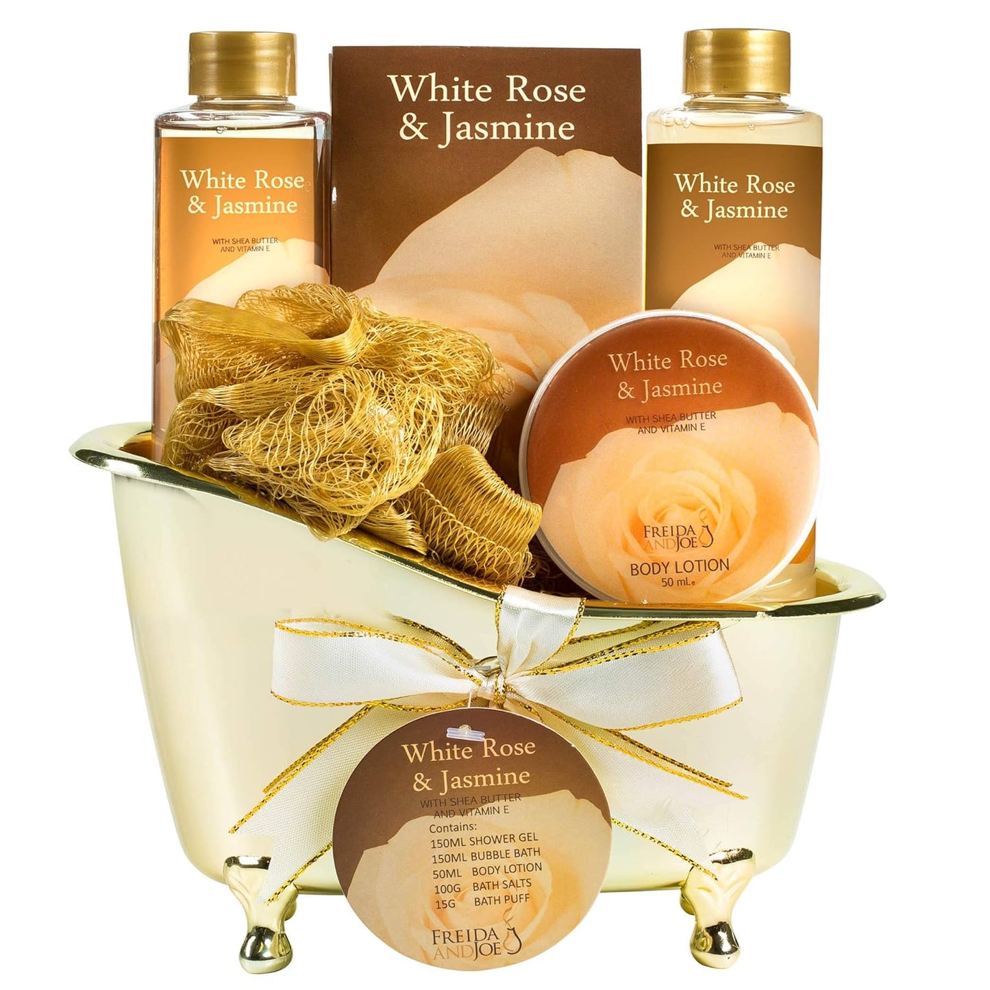 White Rose Jasmine Spa Set For Women body set