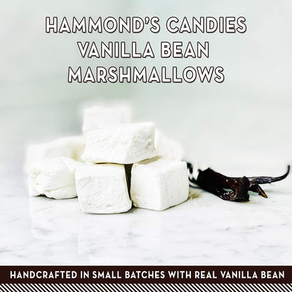 Hammond’s Candies Gourmet Marshmallows – Strawberry Creme | Great for Snacking, Hot Chocolate, S’mores, Baking | Gluten-Free, Kosher, Handcrafted in the USA | 2 Pack