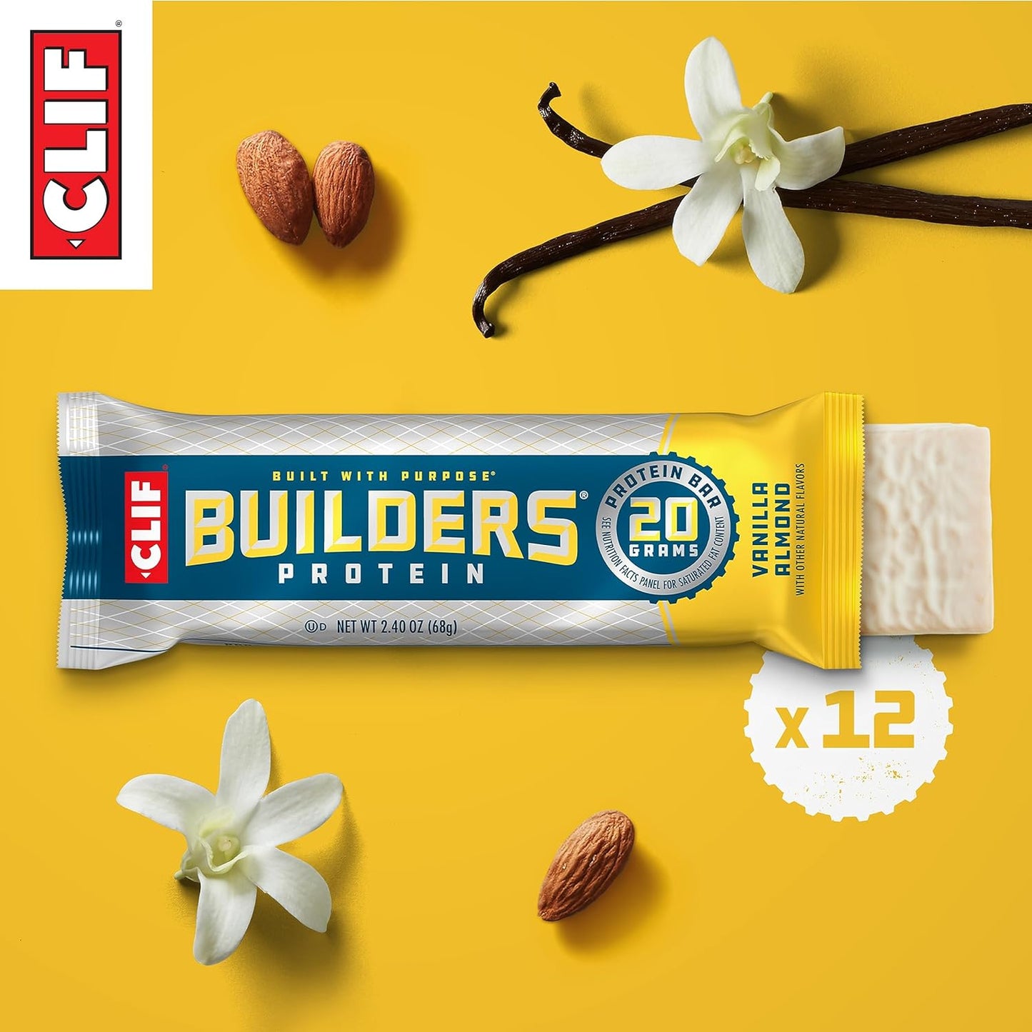 CLIF Builders - Chocolate Peanut Butter Flavor 2.4 oz. (12 Pack)