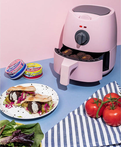 Bella 2-Quart Electric Air Fryer, Pink Matte