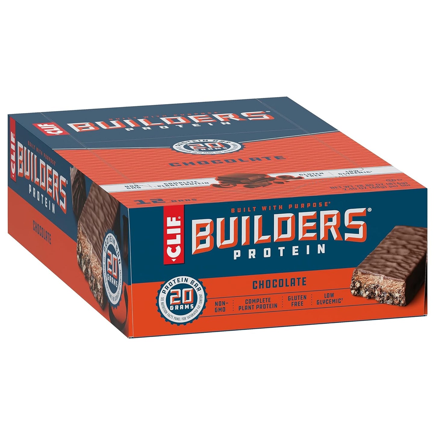 CLIF Builders - Chocolate Peanut Butter Flavor 2.4 oz. (12 Pack)