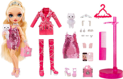 Rainbow High Premium Edition- Paris Hilton Collector Doll- 11 inch, 2022 Fashion Doll with Blond Hair, 2 Gorgeous Outfits to Mix & Match and Premium Doll Accessories. Great Gift and Collectors!