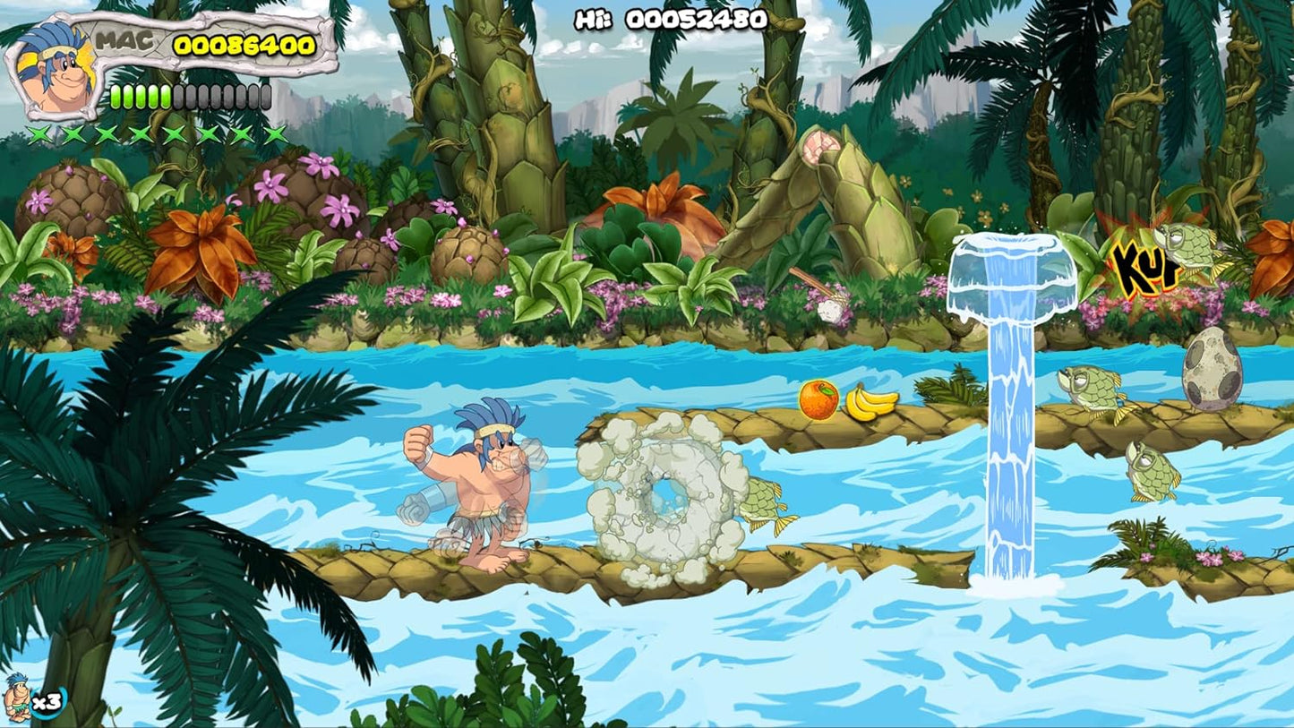 New Joe and Mac: Caveman Ninja - T-Rex Edition (NSW)