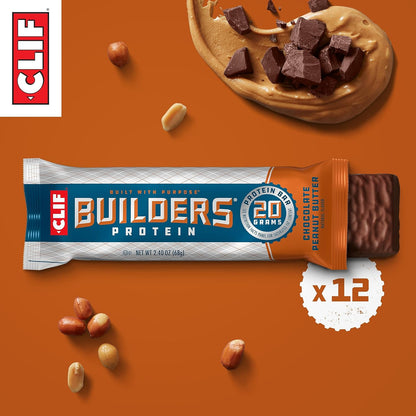 CLIF Builders - Chocolate Peanut Butter Flavor 2.4 oz. (12 Pack)