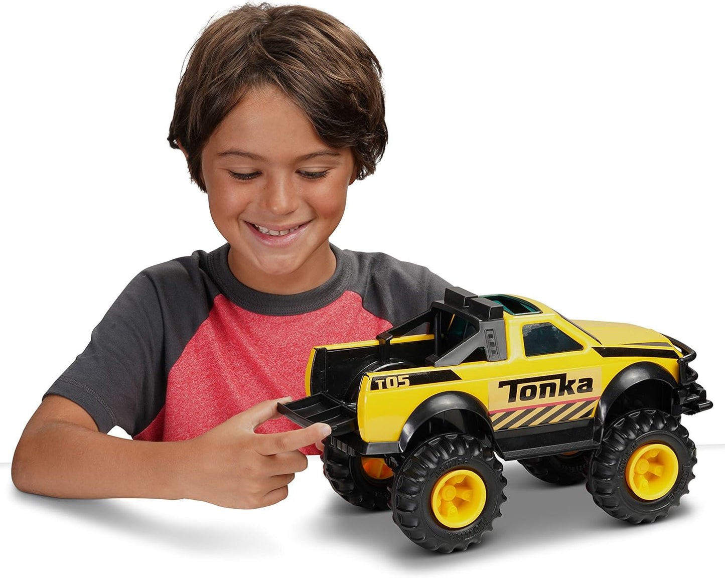 Funrise Tonka Steel 4x4 Pickup Truck Vehicle, Yellow