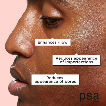 PSA Heroine Mandelic & Licorice Superfood Glow Toner: Pore-Refining Daily Toner with 6% Mandelic + Lactic Acid, Niacinamide, Licorice Root. 100 ml / 3.4 oz