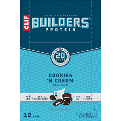 CLIF Builders - Chocolate Peanut Butter Flavor 2.4 oz. (12 Pack)