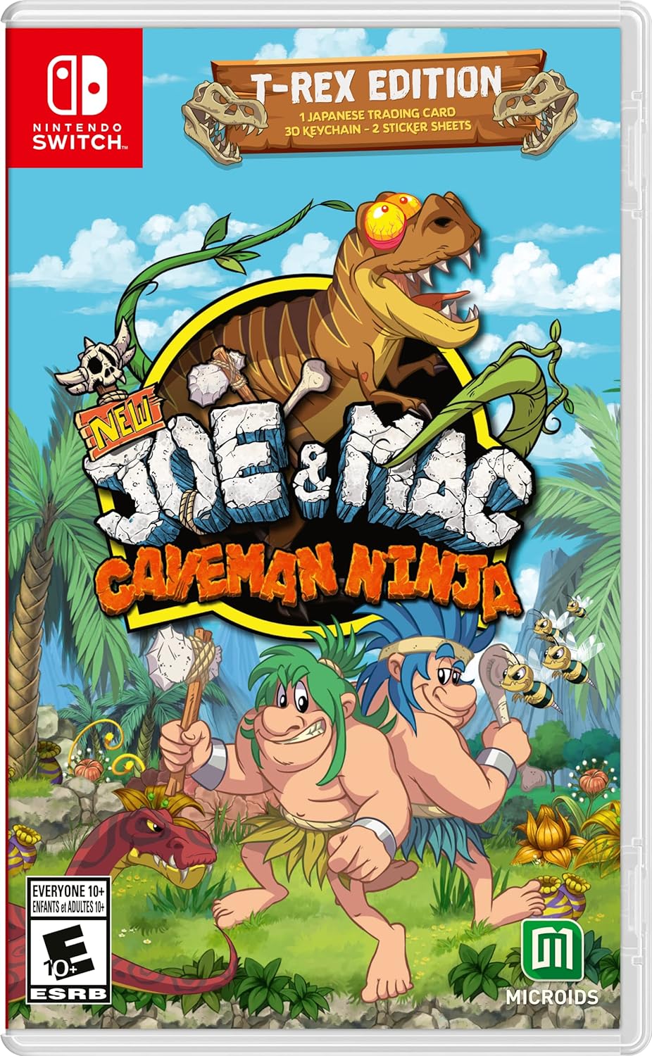 New Joe and Mac: Caveman Ninja - T-Rex Edition (NSW)