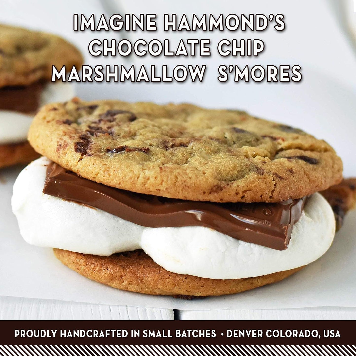 Hammond’s Candies Gourmet Marshmallows – Strawberry Creme | Great for Snacking, Hot Chocolate, S’mores, Baking | Gluten-Free, Kosher, Handcrafted in the USA | 2 Pack